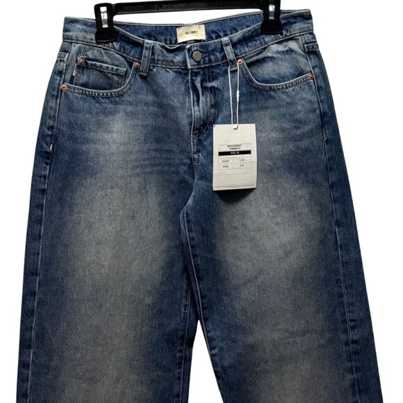 DL1961 Drew Straight-Leg Jeans Womens Size 26 Medium Wash - Picture 4 of 8